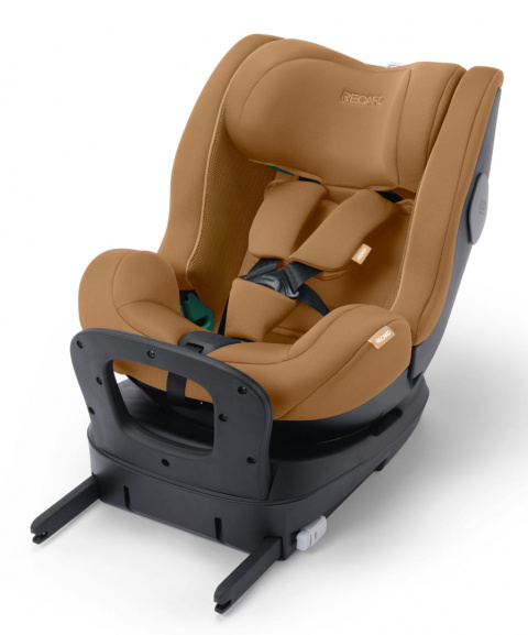 Salia 125 i-Size Recaro 40-125 cm 0-7 lat, obrotowy fotelik od urodzenia aż do 7 lat - Select Sweet Curry