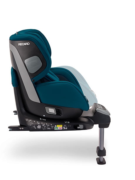 Salia Elite i-Size Recaro 0-18 kg 40-105 cm max. 4 lata obrotowy, 2w1 nosidełko i fotelik dziecięcy w jednym - Prime Frozen Blue