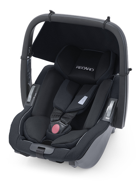 Salia Elite i-Size Recaro 0-18 kg 40-105 cm max. 4 lata obrotowy, 2w1 nosidełko i fotelik dziecięcy w jednym - Prime Mat Black