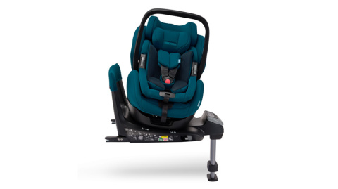 Salia Elite i-Size Recaro 0-18 kg 40-105 cm max. 4 lata obrotowy, 2w1 nosidełko i fotelik dziecięcy w jednym - Select Garnet Red