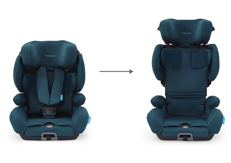 Tian Elite Recaro 9-36 kg 9 miesięcy - 12 lat Test ADAC fotelik samochodowy dla dzieci do 12 roku - Prime Silent Grey