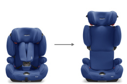 Tian Recaro 9-36 kg 9 miesięcy - 12 lat fotelik samochodowy dla dzieci do 12 roku - Core Energy Blue