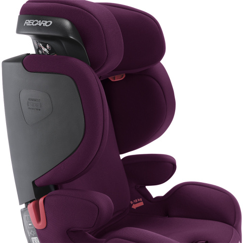 Tian Recaro 9-36 kg 9 miesięcy - 12 lat fotelik samochodowy dla dzieci do 12 roku - Core Very Berry