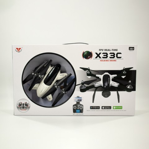 DRON 19 CM. Z KAMERĄ 200 PIKSELI