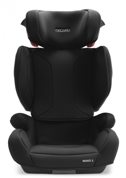 Mako 2 Recaro 100 - 150 cm i-Size 15-36 kg około 3,5 - 12 lat fotelik samochodowy dla dzieci do 12 roku - Core Deep Black