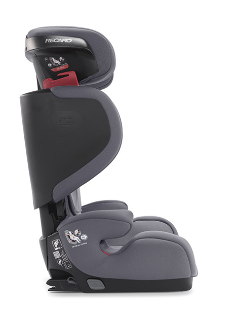 Mako 2 Recaro 100 - 150 cm i-Size 15-36 kg około 3,5 - 12 lat fotelik samochodowy dla dzieci do 12 roku - Core Simply Grey