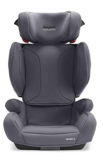 Mako 2 Recaro 100 - 150 cm i-Size 15-36 kg około 3,5 - 12 lat fotelik samochodowy dla dzieci do 12 roku - Core Simply Grey