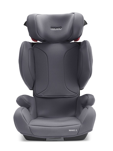 Mako 2 Recaro 100 - 150 cm i-Size 15-36 kg około 3,5 - 12 lat fotelik samochodowy dla dzieci do 12 roku - Core Simply Grey