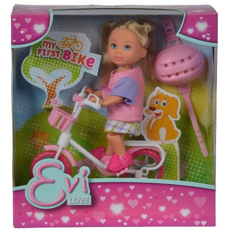 SIMBA Lalka Evi na Rowerze z Koszyczkiem