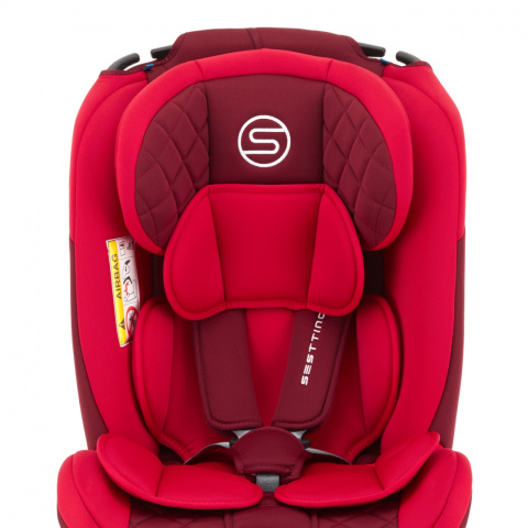 Secure Pro Sesttino 0-36 kg fotelik samochodowy do 12 roku życia - Red