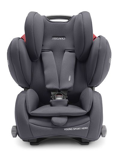 Young Sport Hero Recaro 9-36 kg 9 miesięcy - 12 lat fotelik samochodowy dla dzieci do 12 roku - Prime Mat Black