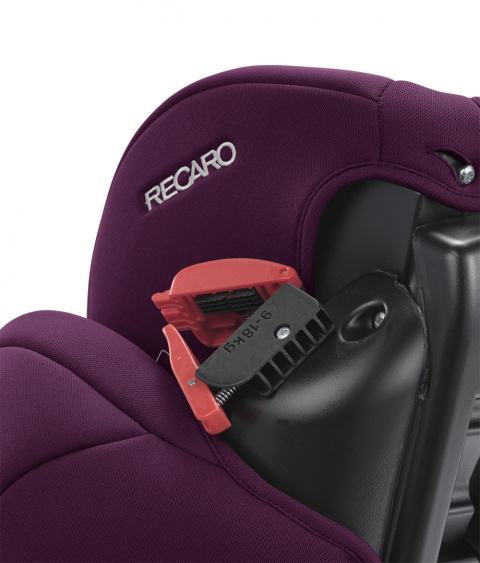 Young Sport Hero Recaro 9-36 kg 9 miesięcy - 12 lat fotelik samochodowy dla dzieci do 12 roku - Very Berry