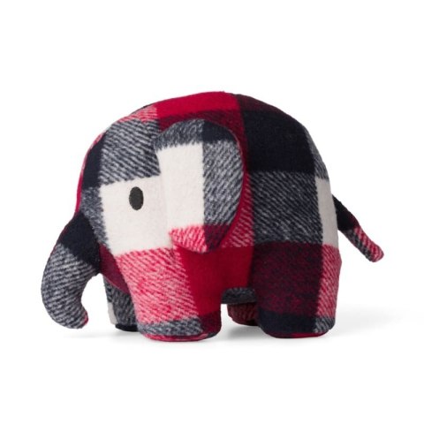 Elephant - Check RED/BLUE przytulanka 23cm