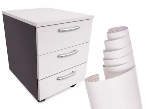 Folia rolka samoprzylepna okleina tapeta dąb biały 1,22x50m