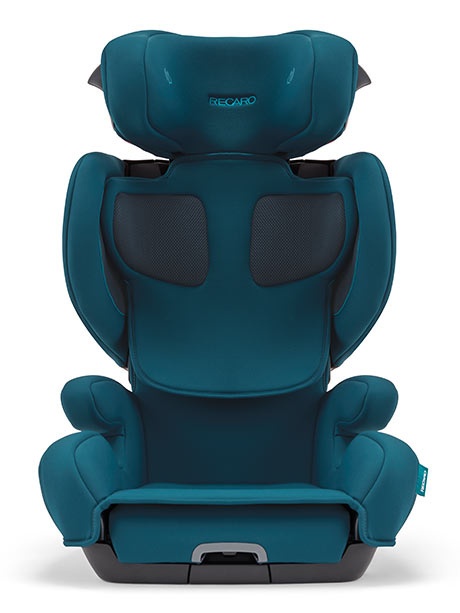 Mako Elite 2 Recaro 100-150 cm i-Size 15-36 kg około 3,5-12 lat fotelik samochodowy dla dzieci do 12 roku - Prime Frozen Blue