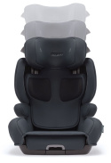 Mako Elite 2 Recaro 100-150 cm i-Size 15-36 kg około 3,5-12 lat fotelik samochodowy dla dzieci do 12 roku - Select Night Black