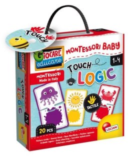 Montessori Baby Touch Logic gra logiczna dla dzieci pudełko LISCIANI 92697 p6