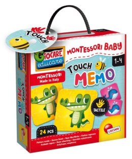 Montessori baby touch Memo gra pamięciowa pudełko LISCIANI 92703 p6