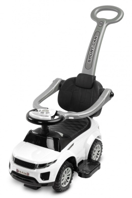 Toyz jeździk Sport Car dla dzieci z rączką do pchania do 25 kg - White
