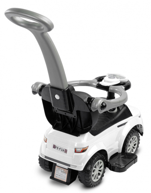 Toyz jeździk Sport Car dla dzieci z rączką do pchania do 25 kg - White