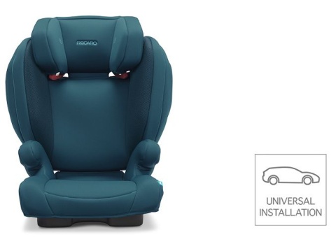 Monza Nova 2 Seatfix Recaro 15-36 kg od około 3,5-12 lat fotelik samochodowy dla dzieci do 12 roku - Prime Frozen Blue
