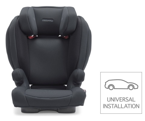 Monza Nova 2 Seatfix Recaro 15-36 kg od około 3,5-12 lat fotelik samochodowy dla dzieci do 12 roku - Select Night Black