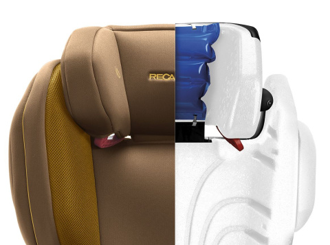 Monza Nova 2 Seatfix Recaro 15-36 kg od około 3,5-12 lat fotelik samochodowy dla dzieci do 12 roku - Select Sweet Curry