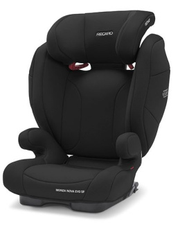 Monza Nova Evo Seatfix Recaro 15-36 kg od około 3,5-12 lat fotelik samochodowy dla dzieci do 12 roku - Deep Black