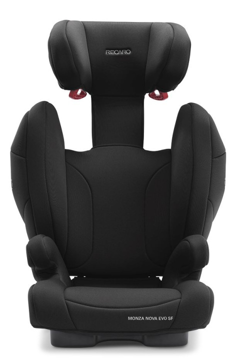 Monza Nova Evo Seatfix Recaro 15-36 kg od około 3,5-12 lat fotelik samochodowy dla dzieci do 12 roku - Deep Black