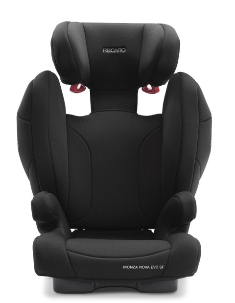 Monza Nova Evo Seatfix Recaro 15-36 kg od około 3,5-12 lat fotelik samochodowy dla dzieci do 12 roku - Deep Black