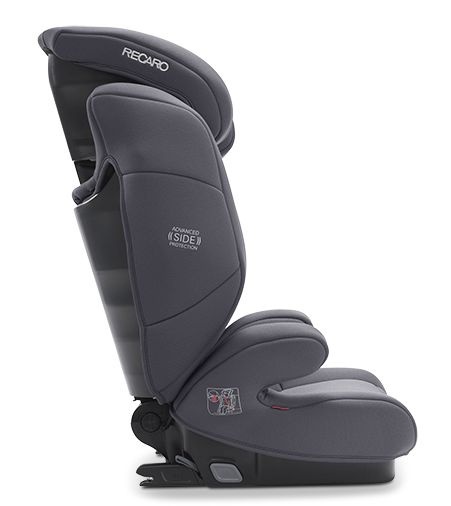 Monza Nova Evo Seatfix Recaro 15-36 kg od około 3,5-12 lat fotelik samochodowy dla dzieci do 12 roku - Simply Grey