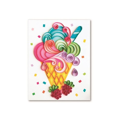 Box Candiy, zestaw artystyczny do quillingu Ciasteczka