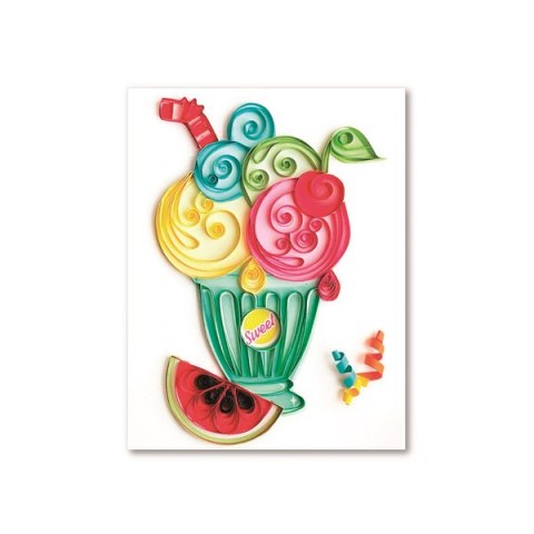 Box Candiy, zestaw artystyczny do quillingu Ciasteczka