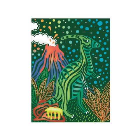 Box Candiy, zestaw artystyczny zdrapka obrazy DINO