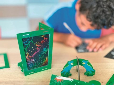 Zestaw Kreatywny Box Candiy Zdrapka Lampion Dino