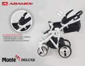 MONTE DELUXE Carbon 3W1 ADAMEX wózek dziecięcy - Polski Produkt