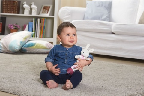 Pocket Friend 0m+ Chicco maskotka do smoczka blue 80122 , pink 80121