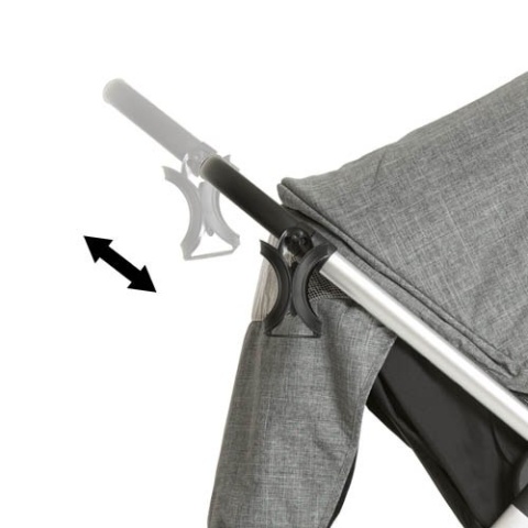 Wózek spacerowy HAUCK LIFT UP 4 Melange Grey