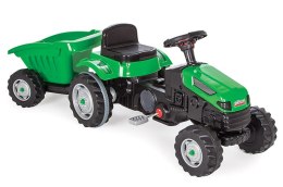 ARTYK 012150 PILSAN Traktor na pedały z przyczepą zielony