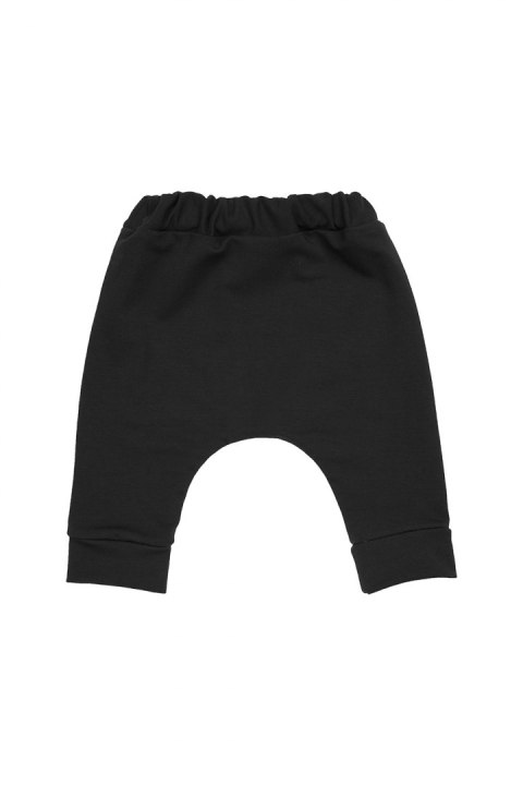 BABY 01303 Spodnie Baggy chłopięce czarne 80/86