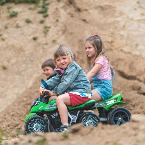 FALK Jeździk Racing Zielony Szerokie Koła od 2 Lat