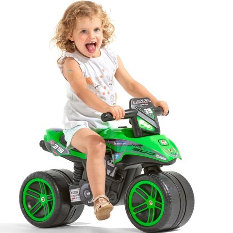 FALK Jeździk Racing Zielony Szerokie Koła od 2 Lat