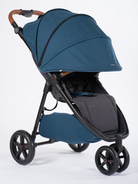 M3 MAST Swiss Design wózek spacerowy do 22 kg, waży tylko 8 kg - Marine