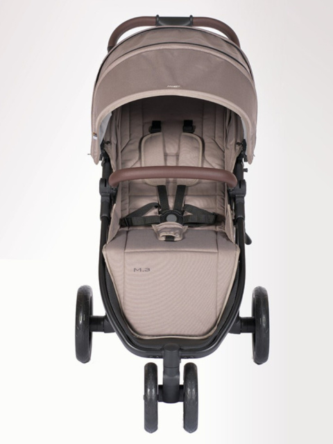 M3 MAST Swiss Design wózek spacerowy do 22 kg, waży tylko 8 kg - Sand