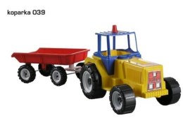 Traktor z przyczepą w siatce 039 CHOIŃSKI mix cena za 1szt