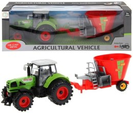 Traktor z siewnikiem, maszyny rolnicze