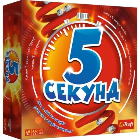 Gra towarzyska 5 sekund wersja ukraińska UA 01811 Trefl