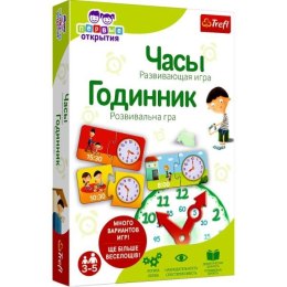 Gra edukacyjna Mały odkrywca Zegar wersja ukraińska UA 02163 Trefl