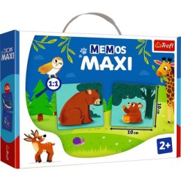 Gra edukacyjna Memos maxi Zwierzęta i ich dzieci 02268 Trefl
