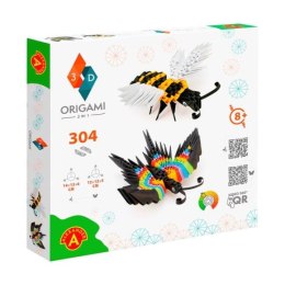 Origami 3D 2w1 Motyl, Pszczoła 2566 Alexander